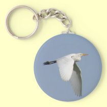 Flying stork keychains