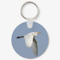 Flying stork keychains