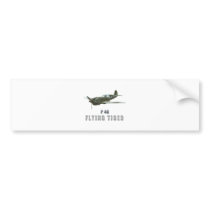 Flying Tiger Bumper Sticker