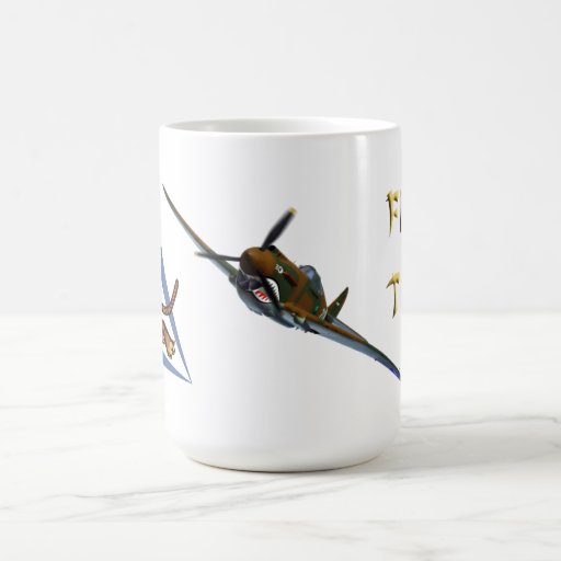 Christmas mug painting flying tiger