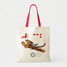 Flying Tigers WWII Nose Art Bag