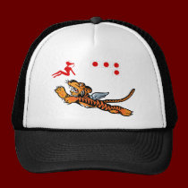 Flying Tigers WWII Nose Art hats