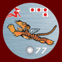 Flying Tigers WWII Nose Art stickers