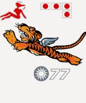 Flying Tigers WWII Nose Art t-shirts