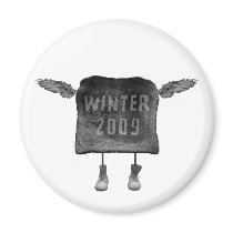 flying toast magnets