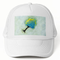Flying tree floating fun minimalist modern art hats