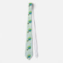 Flying tree floating fun minimalist modern art tie