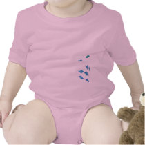 Flying Turtle 2-Sided Onesie T-shirts