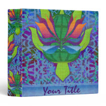 Flying Turtle Customizable 1.5" Art Binder