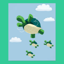 Flying Turtle posters