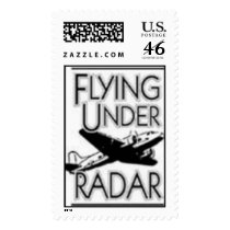 flying under radar logo postage by lraymond flying under radar logo postage