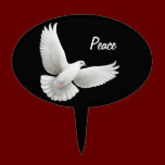 Flying White Dove Cake Pick cake picks