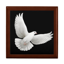 Flying White Dove Gift Box