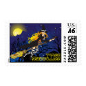 flying witch_1 postage