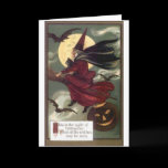 Flying Witch Greeting Cards
