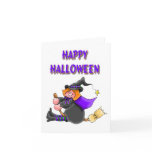 Flying Witch Halloween Greetings