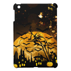 Flying Witch Harvest Moon Bats Halloween Gifts Case For The iPad Mini