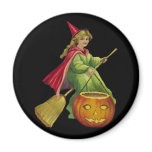 Flying Witch Refrigerator Magnets