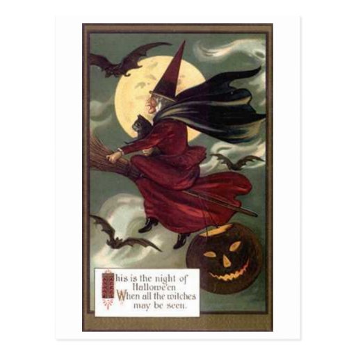 Flying Witch Post Card