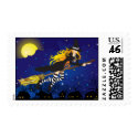 flying witch postage