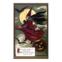 Flying Witch posters by vintagehalloween Flying Witch posters