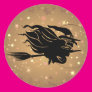 Flying Witch Silhouette Stickers