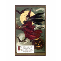 Flying Witch t-shirts by vintagehalloween Flying Witch t-shirts