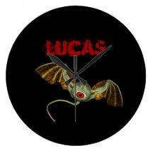FlyingEye! Personalised Wall Clock (Any Name)