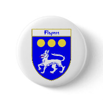 Flynn Coat of Arms/Family Crest buttons
