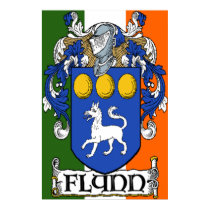Flynn Coat of Arms Poster Print by irishcountry Flynn Coat of Arms Poster Print