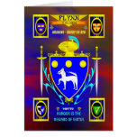 FLYNN FAMILY COAT OF ARMS CREST AND SHIELD cards