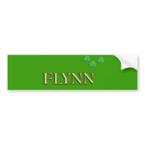 Flynn Family Name bumper stickers