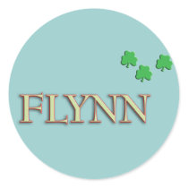 Flynn Family Name stickers