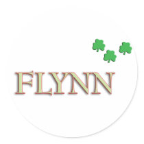 Flynn Family Name stickers