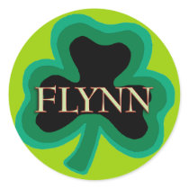 Flynn Family Name stickers