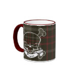 Flynn Tartan Skull Mug