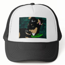 Flynn's Doggy Trucker Hat by grassvalleycharter Flynn's Doggy Trucker Hat
