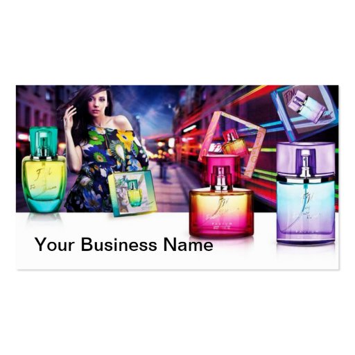 FM Group Perfume Business Card Template (back side)