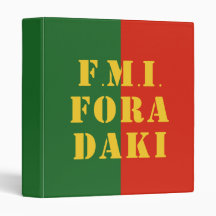 FMI Fora Daqui 3 Ring Binders