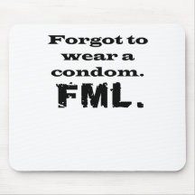 FML Condom Mousepads