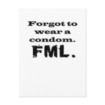FML Condom Post Cards