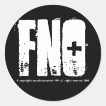 fno, © copyrights pascalleconceptart LLC. all r... Sticker