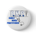 FNP  LOGO  STETHOSCOPE FAMILY NURSE PRACTITIONER PIN