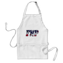 FNP USA FLAG WRAPPED FAMILY NURSE PRACTITIONER aprons by NurseStore FNP USA FLAG WRAPPED FAMILY NURSE PRACTITIONER aprons