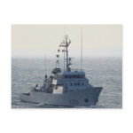 FNS Lion", French minesweeper, approaching Portsmo Postcards