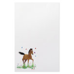 Foal and Butterflies Stationary stationery