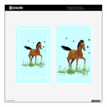 Foal & FLowers Kindle Fire Skin