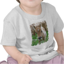 Foal Smelling Daisies Baby T-Shirt