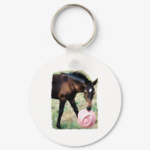 Foal with Pink Hat keychains