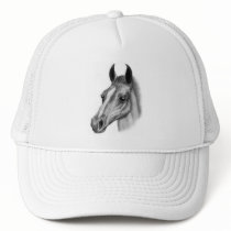 foal's head trucker hat